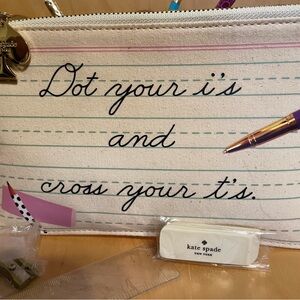 Kate Spade Pencil Case - NEW
